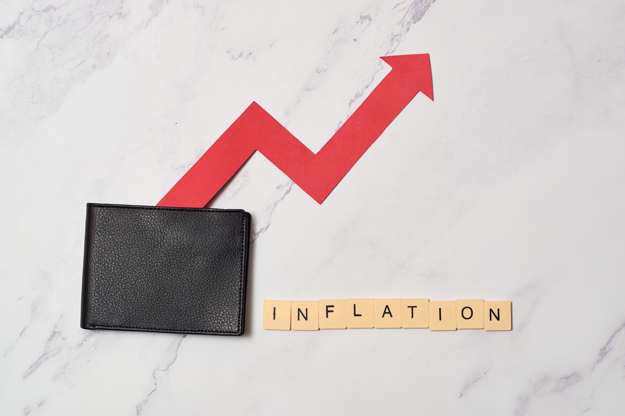 Rising cost of living. inflation financial crisis background