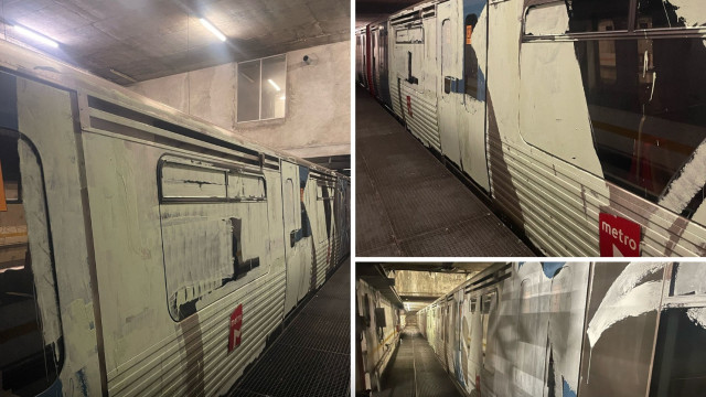 Lissabon. Festnahme nach Betreten der U-Bahn, um "Züge zu besprühen"